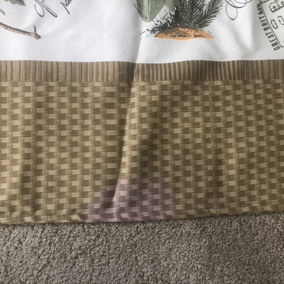 Palm Tree Shower Curtain, curtain rings, and rugs - Picture 7 of 14